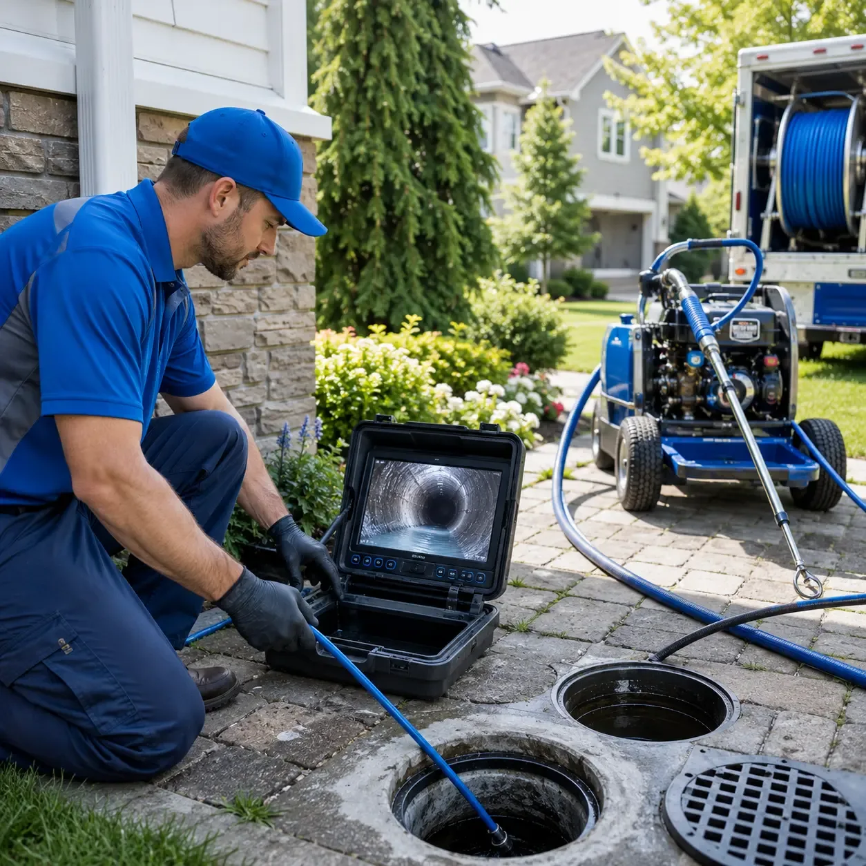 Outdoor drain cleaning professionals serving Clarendon, PA